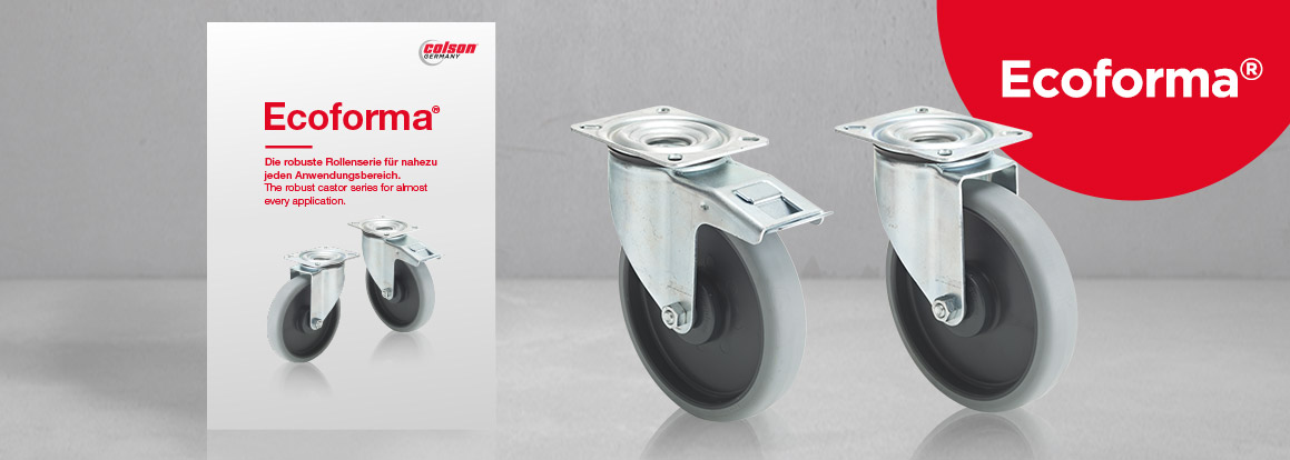Image Ecoforma® - Colson Germany´s robust castor series for almost every application